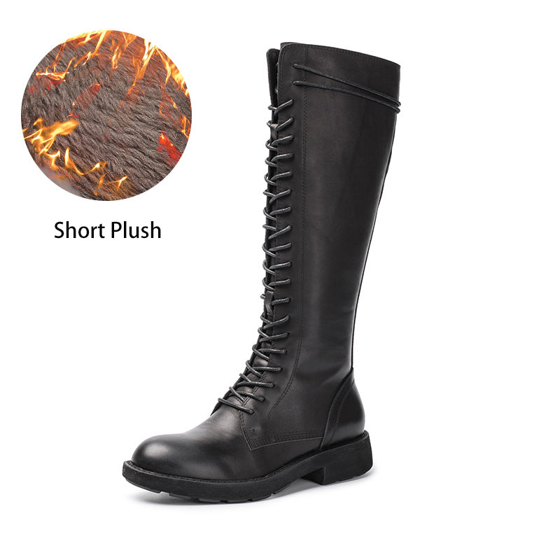 dwarves2052-1 Boots 5.5 Black Short Plush