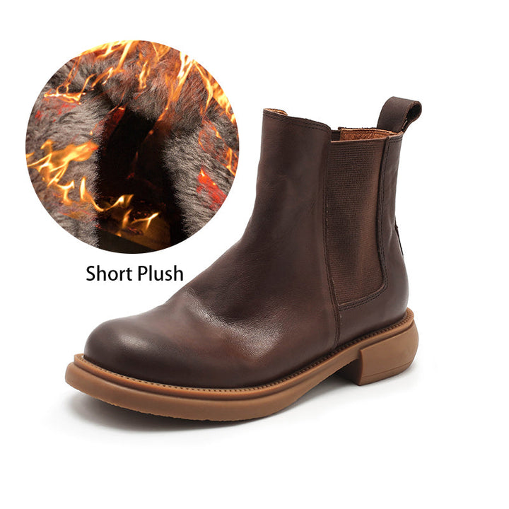 dwarves2059-2 boots 5.5 Coffee Short Plush