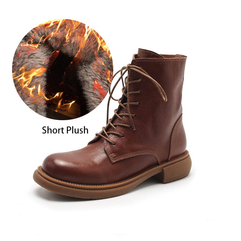 dwarves2060-2 Boots 5.5 Coffee Short Plush