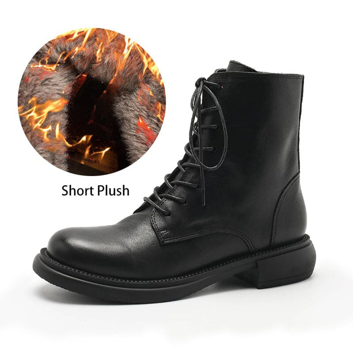 dwarves2060-3 Boots 5.5 Black Short Plush