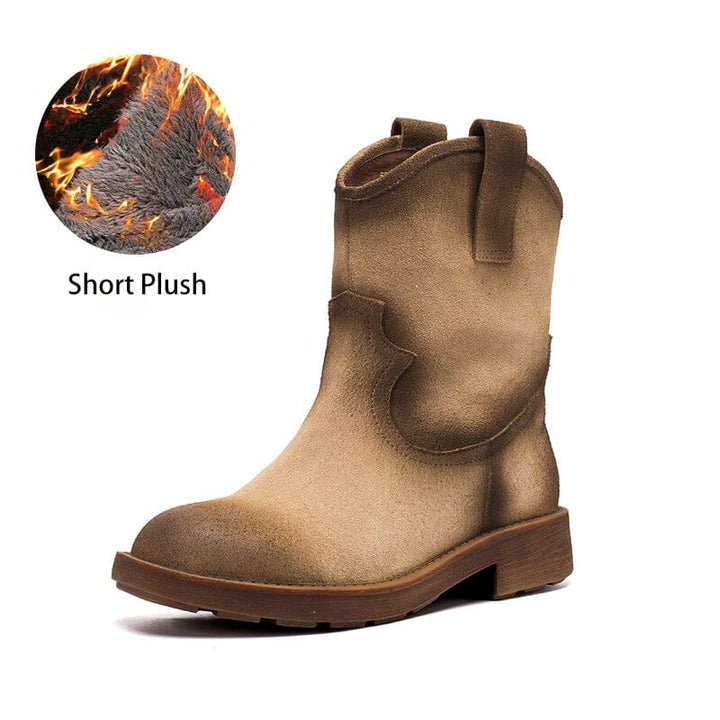 dwarves2069-8 Boots 5.5 Apricot Short Plush 2