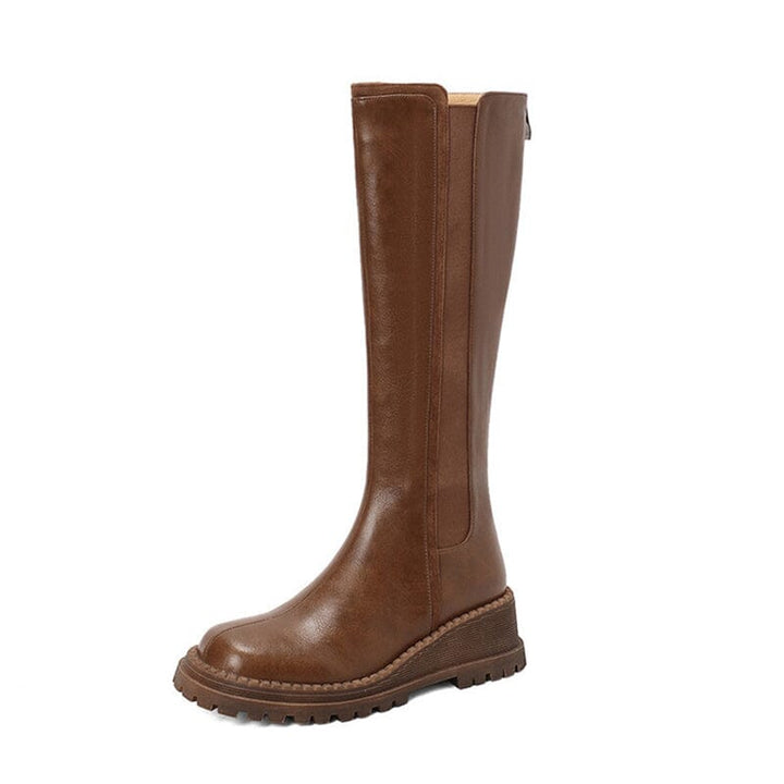 dwarves2095-1 Boots Brown Wide Shape 5