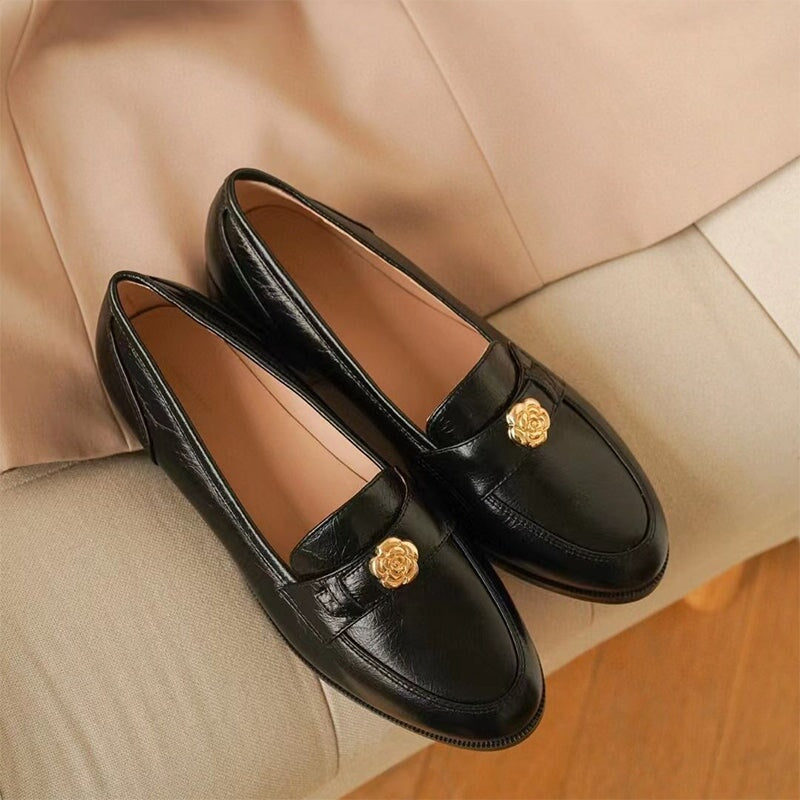 soft leather loafers womens