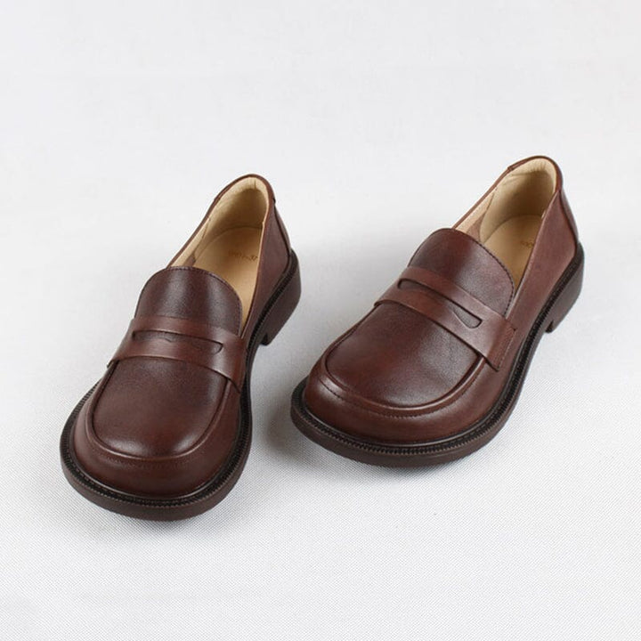 dwarves2144-2 Loafers 5.5 Coffee