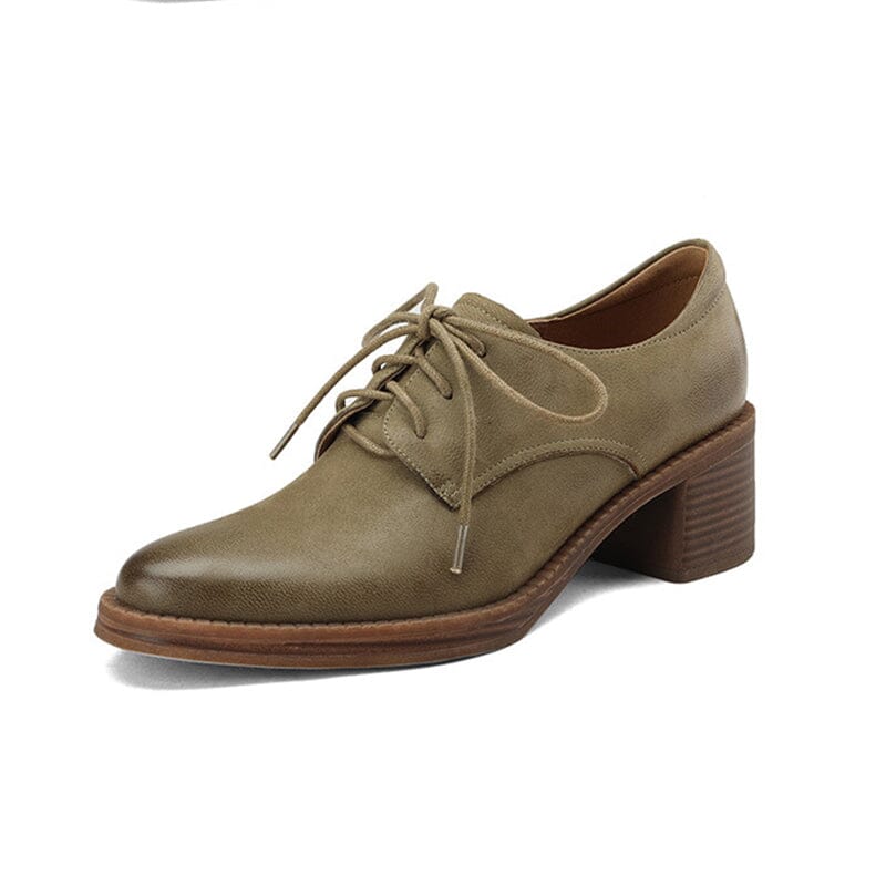 dwarves2184-7 Oxfords &amp; Tie Khaki 5.5