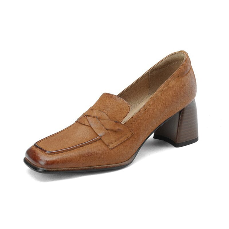 dwarves2185-1 Pumps 5 Yellow Brown