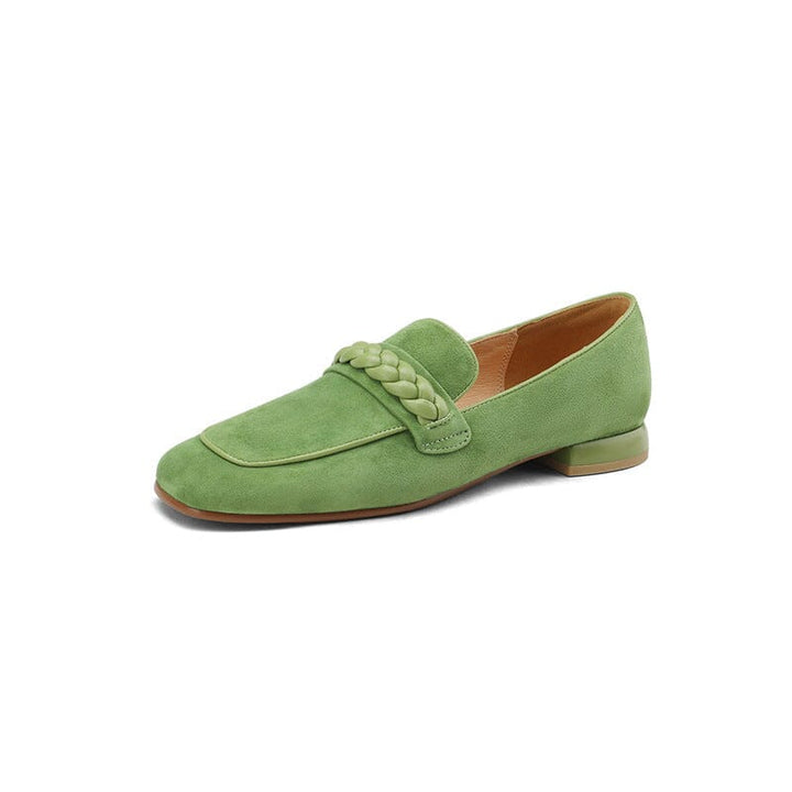 dwarves2199-4 Loafers 5.5 Green