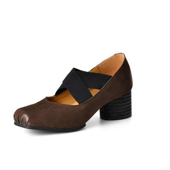 dwarves2217-6 pumps 5.5 Brown