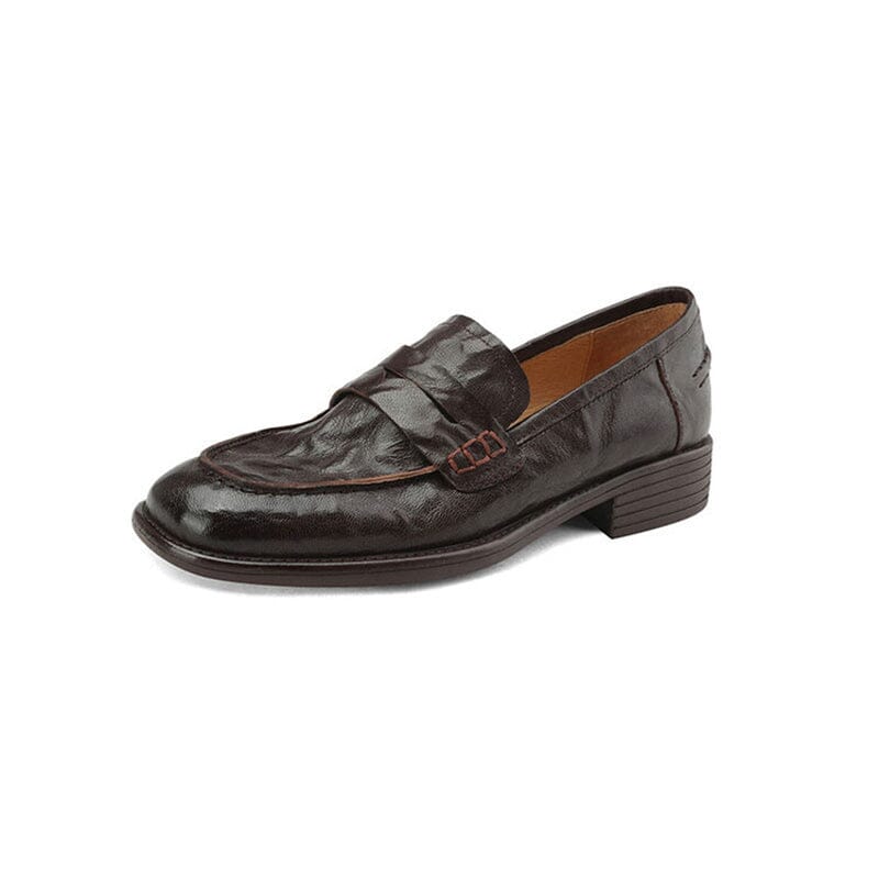 dwarves2222-4 Loafers 5.5 Coffee