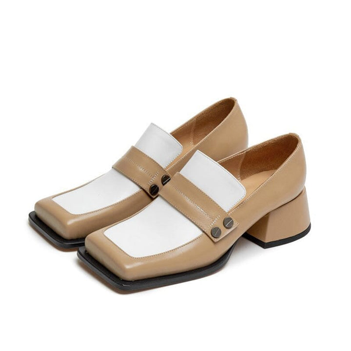 dwarves2247-1 Loafers 5 Apricot