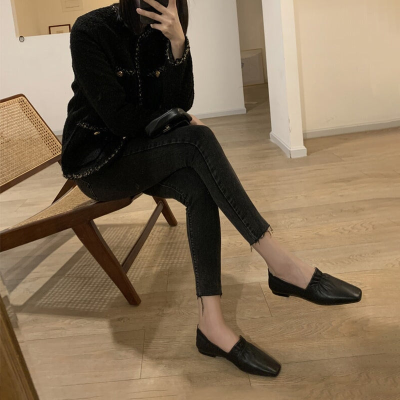 dwarves2277-7 Flats 5.5 Black