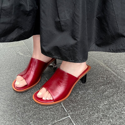 dwarves2280-6 slippers 5.5 Red