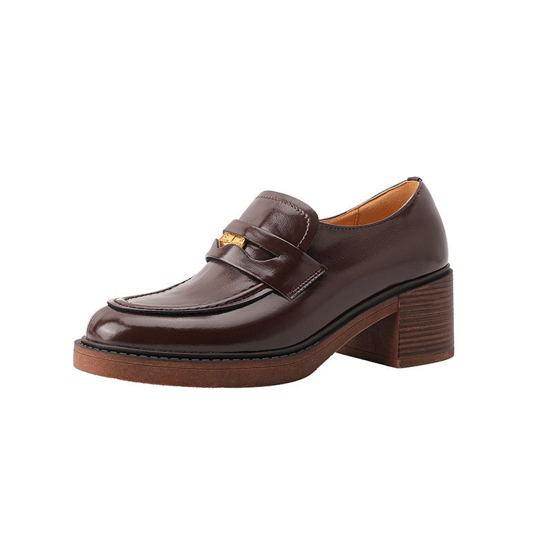 dwarves2314-4 Loafers 5.5 Coffee