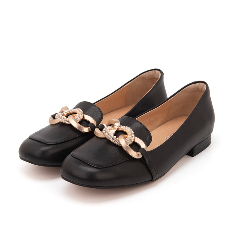 dwarves2331-1 Loafers 7 Black