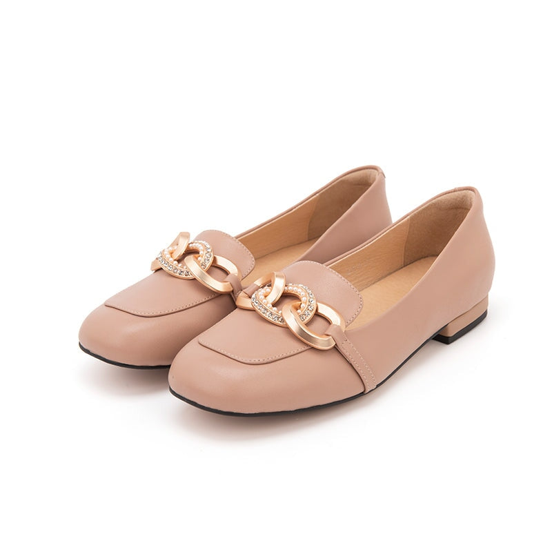 dwarves2331-2 Loafers 7 Nude