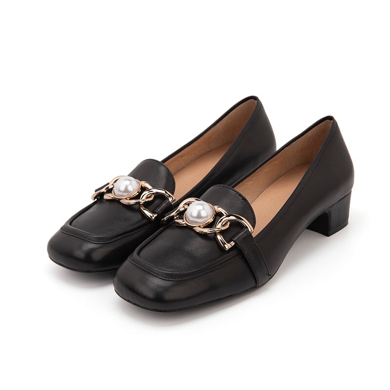 dwarves2335-1 Loafers 7 Black