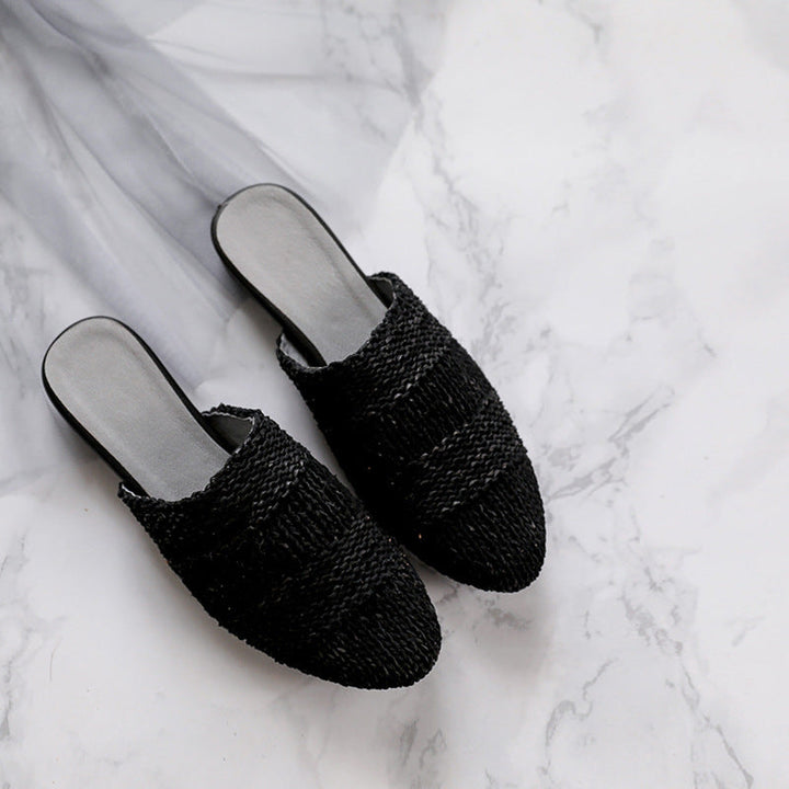 dwarves235-11 slippers 6 Black
