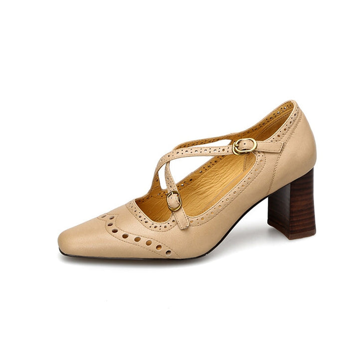 dwarves2439-3 Mary Jane 5.5 Apricot
