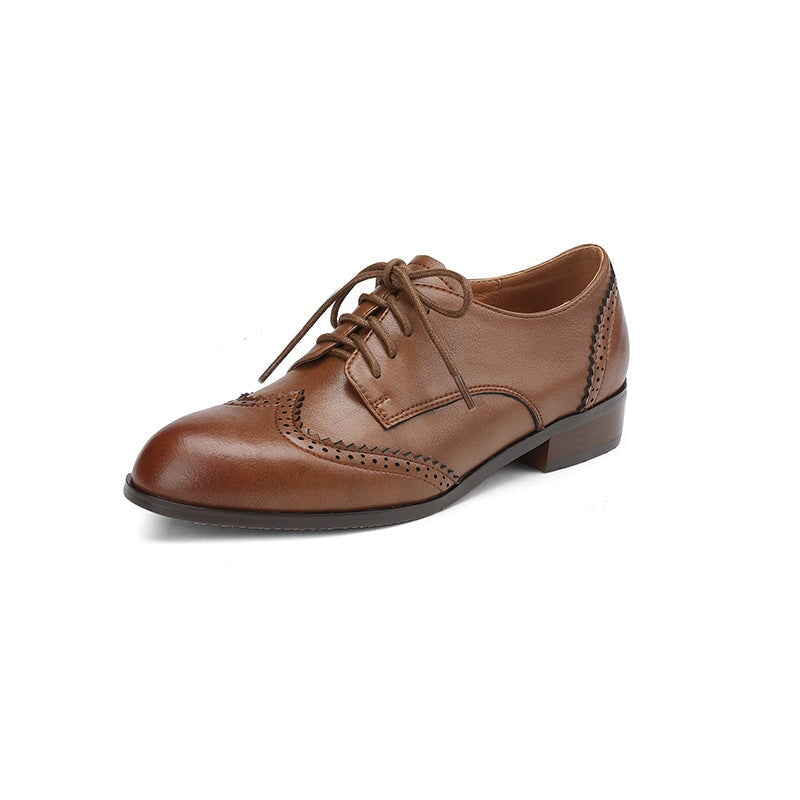 dwarves2449-2 Oxfords &amp; Tie 5 Brown