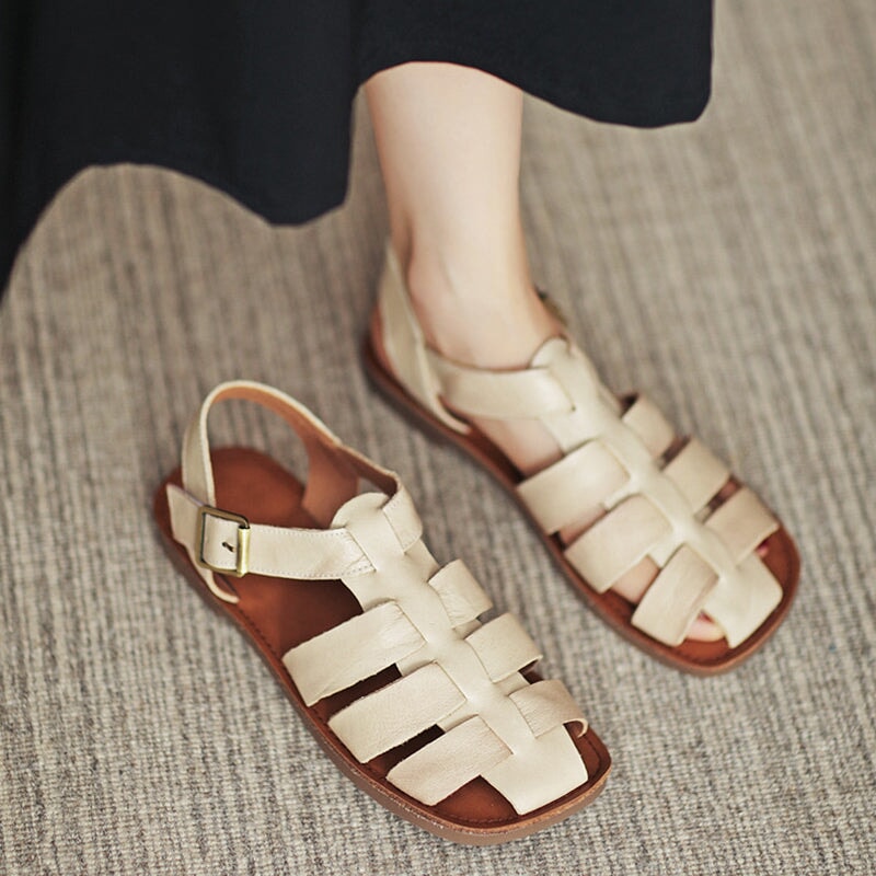 dwarves2452-2 Sandals 5.5 Beige