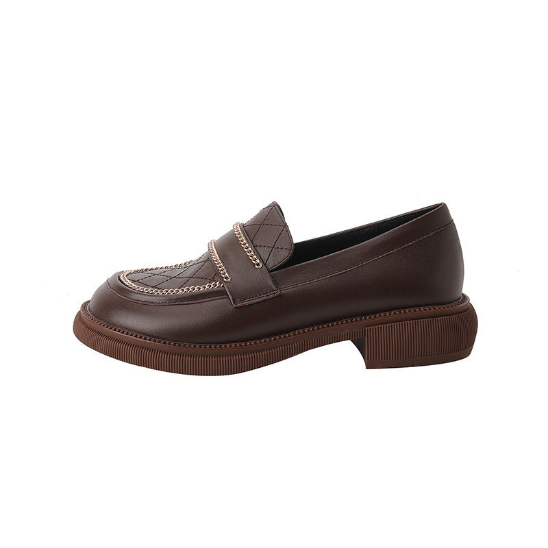 dwarves2485-9 Loafers Brown 5.5