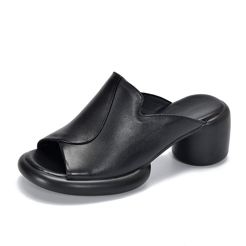 dwarves2500-1 slippers 5.5 Black