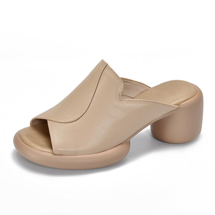 dwarves2500-2 slippers 5.5 Apricot