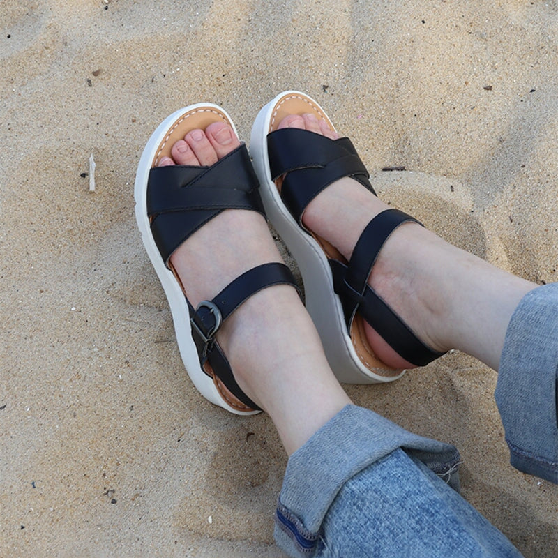 dwarves2532-1 Sandals 5.5 Black