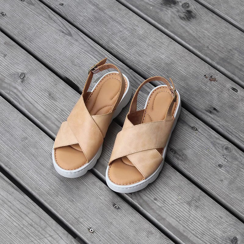 dwarves2543-32 Sandals 8.5 Beige