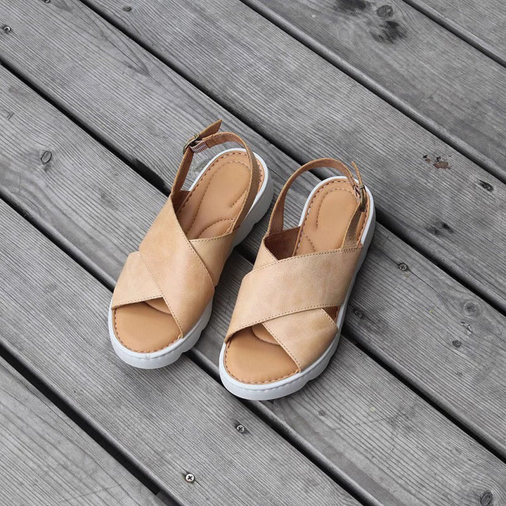 dwarves2543-32 Sandals 8.5 Beige