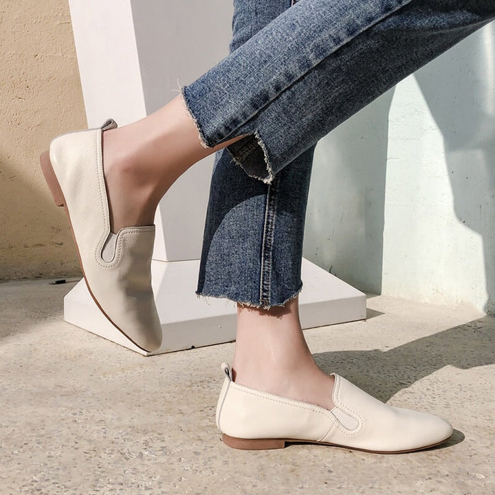 dwarves2559-12 Loafers Beige 5.5