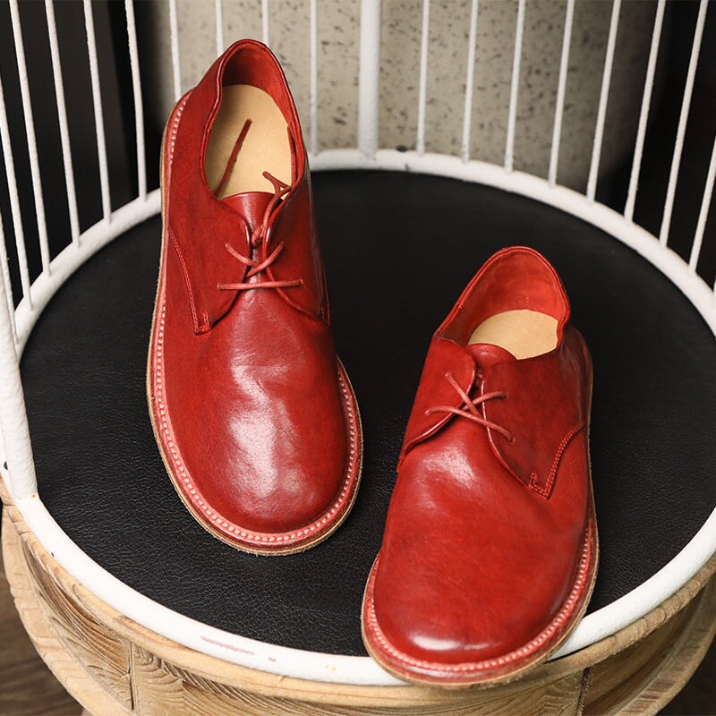 dwarves2599-2 Oxfords & Tie 5.5 Red