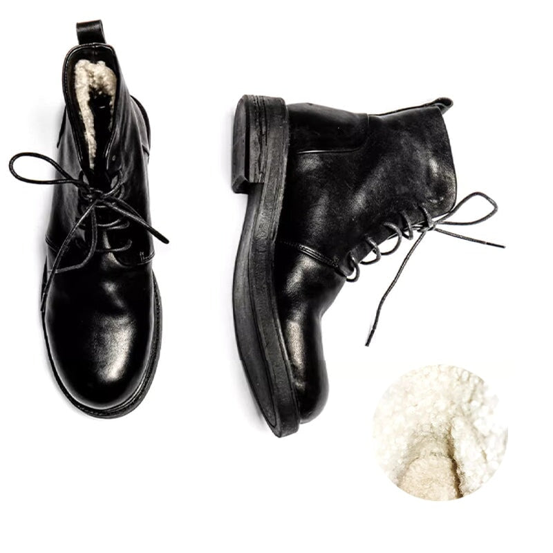 dwarves2602-5 Boots 5.5 Black Fleece Lined
