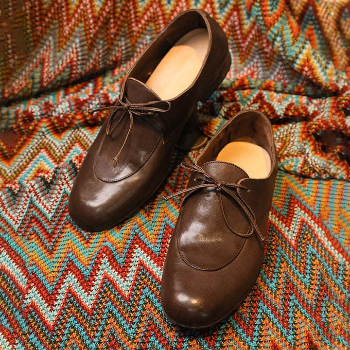 dwarves2610-1 Oxfords &amp; Tie 5.5 Brown