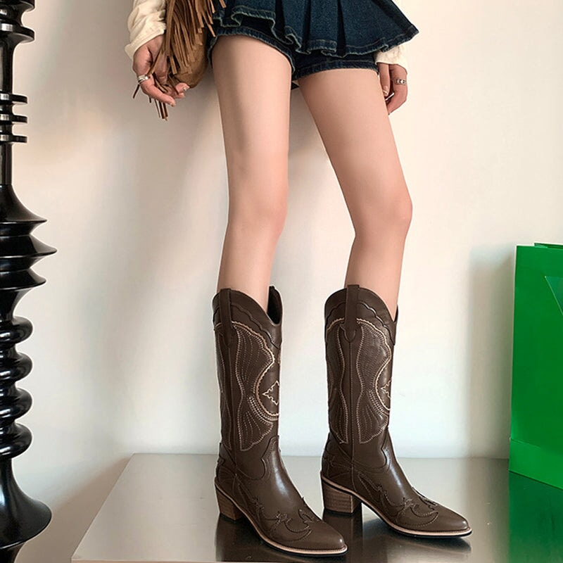 dwarves2630-13 Boots Coffee Short Plush 5.5