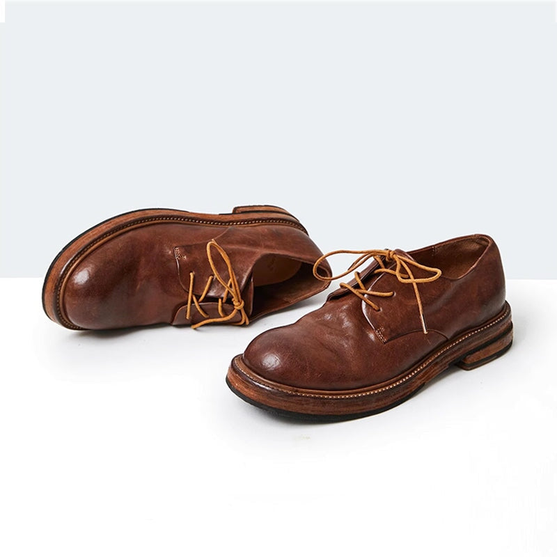 dwarves2642-2 Oxfords & Tie 5.5 Brown