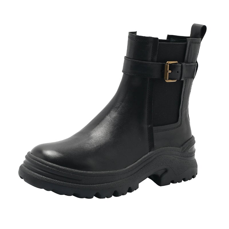 dwarves2644-2 Boots 5.5 Black Shearling Lined