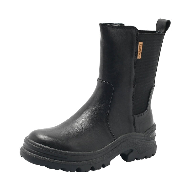 dwarves2645-2 Boots 5.5 Black Shearling Lined