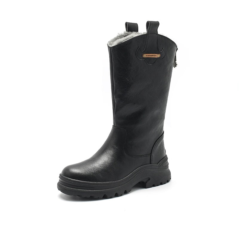 dwarves2651-2 Boots 5.5 Black Shearling Lined