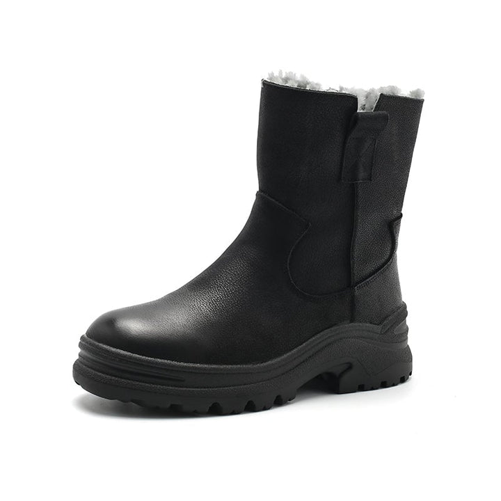 dwarves2653-2 Boots 5.5 Black Shearling Lined