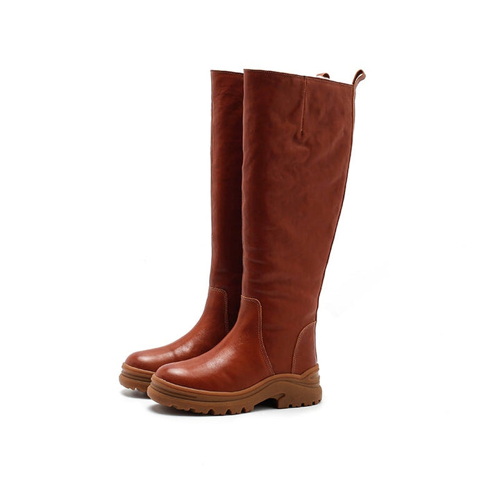 dwarves2654-1 Boots 5.5 Brown Shearling Lined