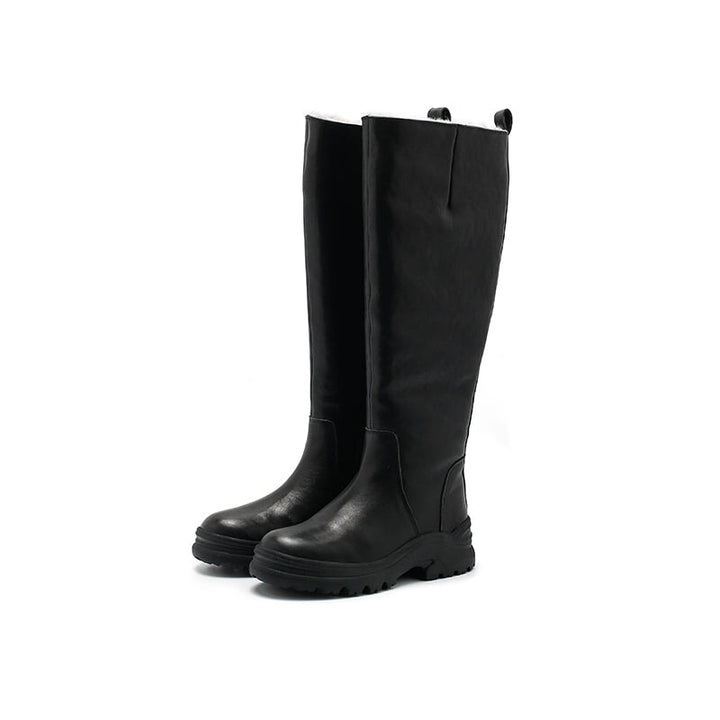 dwarves2654-2 Boots 5.5 Black Shearling Lined