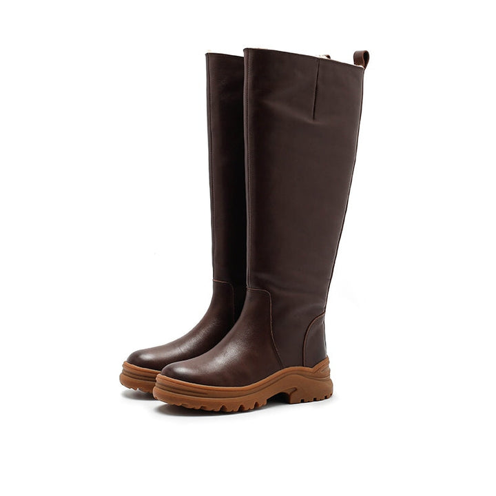 dwarves2654-3 Boots 5.5 Coffee Shearling Lined