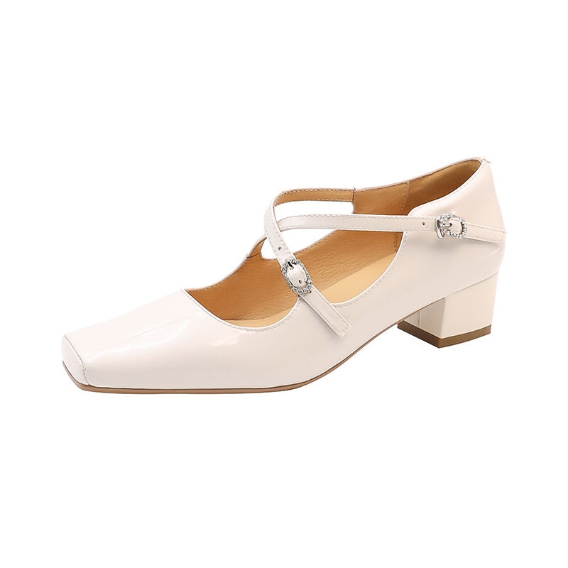dwarves482-15 Mary Jane 5.5 Beige