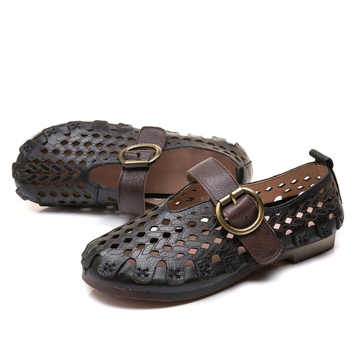 dwarves483-1 Loafers 6 Black