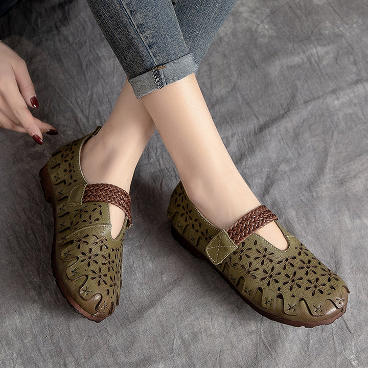 dwarves483-14 Loafers 5.5 Green