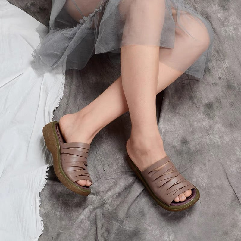 dwarves633-16 Slippers 5.5 Khaki