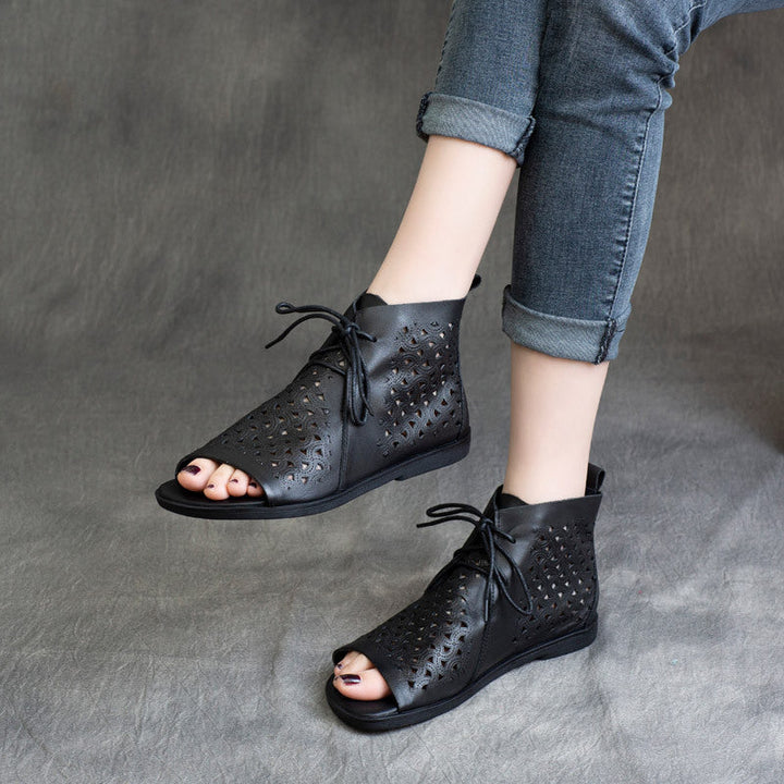 dwarves647-2 Sandals 6 Black