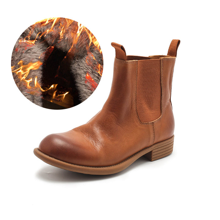 dwarves702-10 boots 5.5 Brown Short Plush