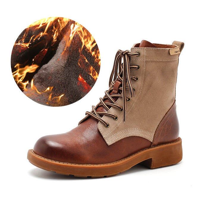 dwarves778-10 Boots 5.5 Brown Short Plush